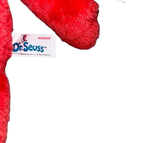 Aurora World Thing 2 Dr. Suess The Cat in the Hat Grinch 2021 8" Plush Stuffed A - Picture 5 of 5